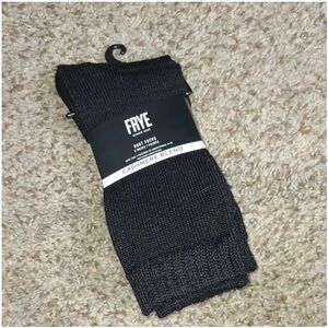 Frye Classic Black Cashmere Blend Socks 2 Pack